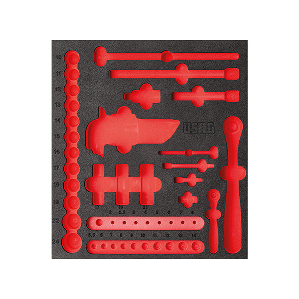 519 M 235X - Modulo in spugna bicolore assortito (52 pz) - Usag - U05191065 519 M 235X - Modulo in spugna bicolore assortito (52 pz) - Usag - U05191065